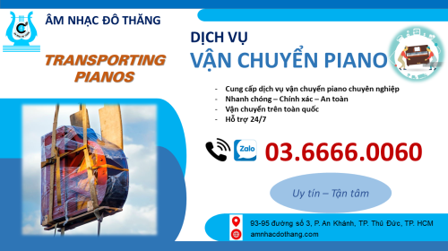 Dịch vụ vận chuyển đàn Piano tại TP. HCM