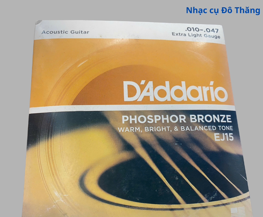 Dây Đàn Guitar Acoustic D'Addario EJ15 [Size 10]